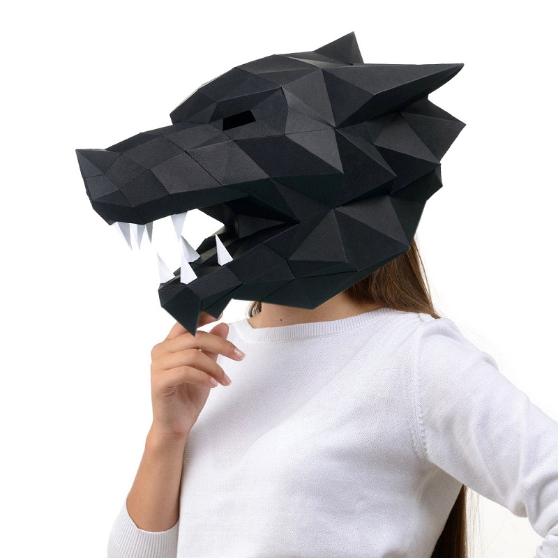 Wolf Mask 3d Papercraft Kit Little Comfort™